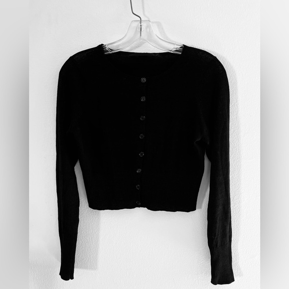 Jenni Kayne Finley Cardigan Black Linen Small - Picture 2 of 10